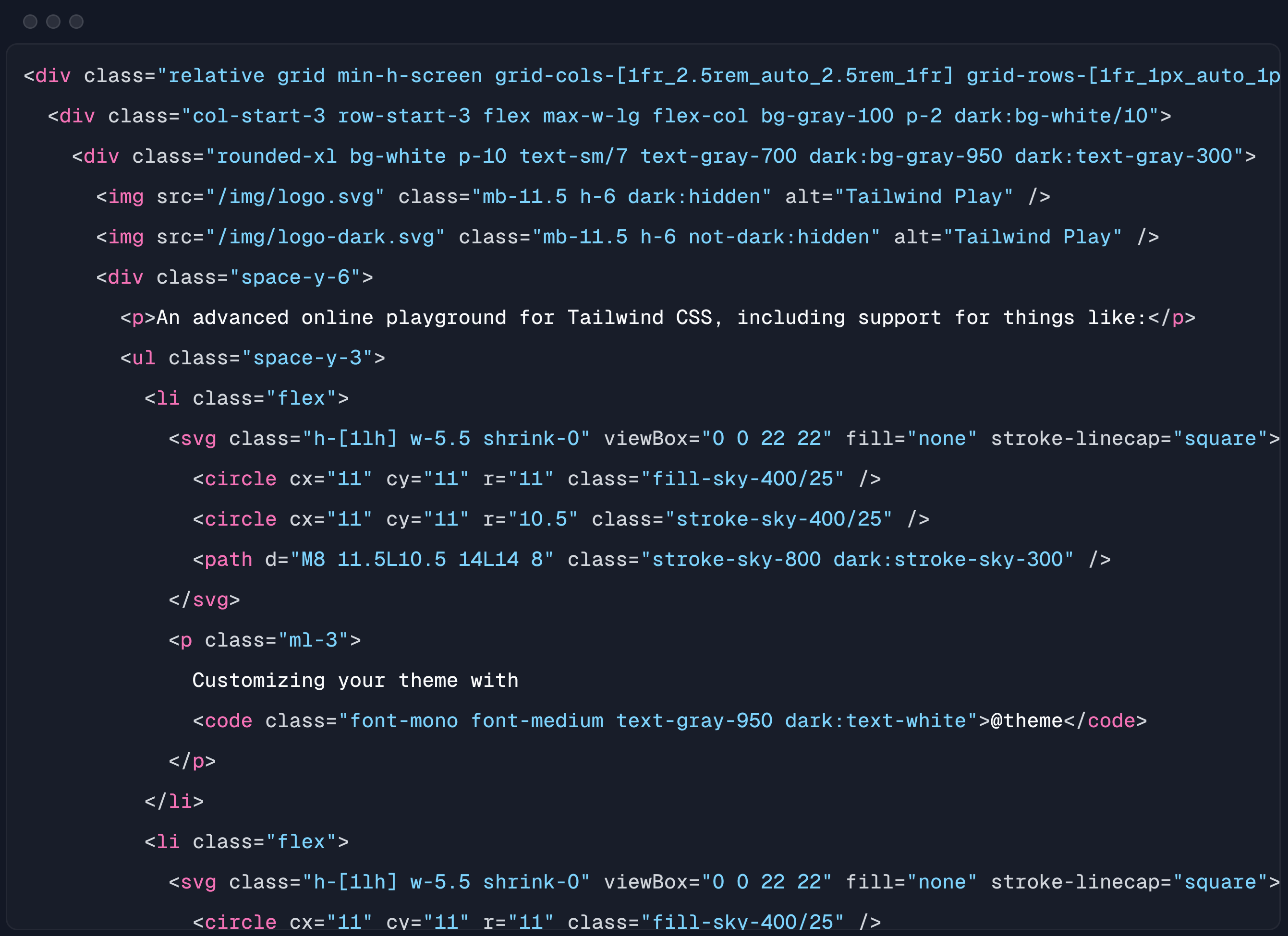 Tema de VS Code de Tailwind CSS